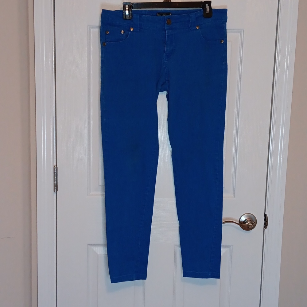 Royal Blue Women's Size 17/18 Premium Denim Blue Jeans Straight Leg